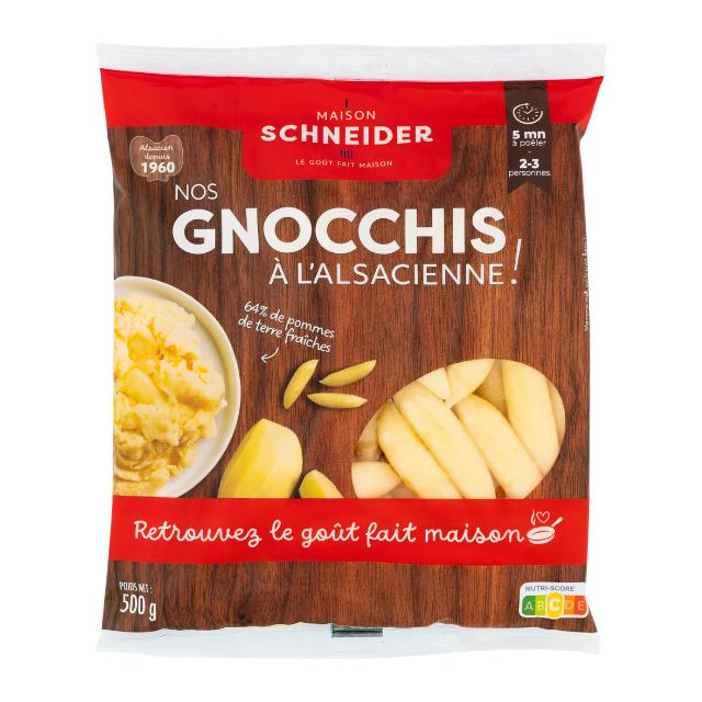 Gnocchi de pomme de terre à l'alsacienne